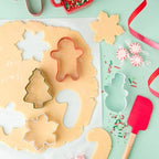 Sweets Indeed Christmas Cookie Cutters with Sprinkle Mix, Baking and Decorating Kit - Image 4