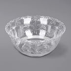 S.G Premium Quality 2 Gallon / 8 Quart Clear Plastic Punch Bowl - Image 3