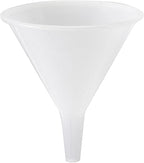 Hutzler 8 oz Plastic Funnel, Food Safe, BPA Free, Heat Resistant Polypropylene by HutzlerManufacturingCo