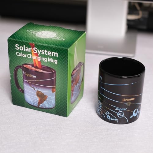 Kmiles Solar System Earth Heat Changing Mug 12 Ounce Colour Changing Magical Coffee Mug Tea Cup. - Image 5