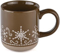 Sweet Water Decor Gingerbread Coffee Mug, 14oz Stoneware Christmas Mug, Dishwasher & Microwave Safe, Large Holiday Winter Cup for Coffee, Tea & Hot Chocolate, Stocking Stuffer Gifts for Women by SweetWaterDecor