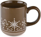 Sweet Water Decor Gingerbread Coffee Mug, 14oz Stoneware Christmas Mug, Dishwasher & Microwave Safe, Large Holiday Winter Cup for Coffee, Tea & Hot Chocolate, Stocking Stuffer Gifts for Women by SweetWaterDecor