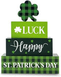 4Pcs st patricks day decorations, Wooden Table Decor for St. Patrick's Day by Golibra
