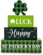 4Pcs st patricks day decorations, Wooden Table Decor for St. Patrick's Day by Golibra