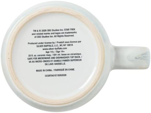 Silver Buffalo Star Trek Enterprise Crew, Reactive Glaze Camper Mug, 20oz - Image 4