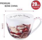 Christmas Santa Mug – 20oz Bone China Hug Mug with The Night Before Christmas Inside, Ideal Gift For Women & Men. Designed In England By Harvest Green Studio - Image 2