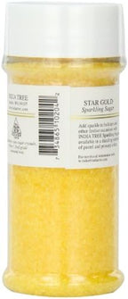 India Tree Gold Sparkling Sugar, 7.5 oz | Vibrant Decorating Sugar for Cakes, Cookies & Holiday Desserts - Image 3