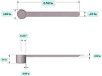 1 Teaspoon Long Handle Plastic Measuring Spoon - Image 2