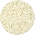 White Sprinkles Jimmies 4 oz, Sprinkles For Cake Decorating, Baking, Ice Cream & More, The Hampton Candy Company - Image 3