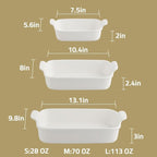 Sweejar Baking Pans Set, Ceramic 9x13 Baking Dish - Image 6