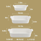 Sweejar Baking Pans Set, Ceramic 9x13 Baking Dish - Image 6