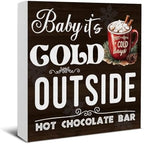 Hot Chocolate Bar Christmas Decorations - Winter Christmas Decor by EUDOSI