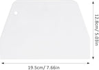 TEHAUX 2pcs Plastic Dough Scraper & Cake Decorating Tool - Image 2