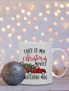 BLUE RIBBON Christmas Gifts, This is My Christmas Movies Watching Mug, in Decorative Box - Image 5