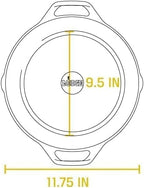 Lodge 12 Inch Pre-Seasoned Cast Iron Skillet - Image 5