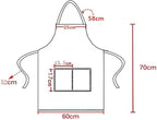 Orange Plain Bib Aprons Bulk in Big Size - Image 4