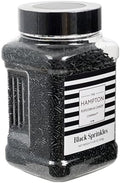 Black Sprinkles Jimmies 11.28 oz, Black Sprinkles For Cake Decorating, Cake Sprinkles, Sprinkles For Baking, Ice Cream & More, The Hampton Candy Company by TheHamptonPopcornCandyCompany