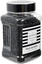 Black Sprinkles Jimmies 11.28 oz, Black Sprinkles For Cake Decorating, Cake Sprinkles, Sprinkles For Baking, Ice Cream & More, The Hampton Candy Company by TheHamptonPopcornCandyCompany
