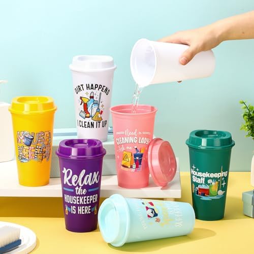 SiliFine 12 Pcs Housekeeping Week Gifts 16 oz Housekeeper Tumbler Gifts - Image 3