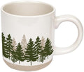 Sweet Water Decor Forest Two Tone Coffee Mug, 14oz Stoneware Cup by SweetWaterDecor