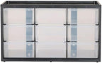 CRAFTSMAN Plastic Storage Organizer Bin System, 9 Compartment, Home Office by CRAFTSMAN