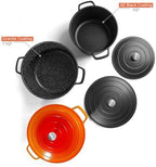 Large Dutch Oven Pot with Lid-7.5QT Cast Aluminum Oven Pot with Two Handles - Image 6