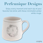 Karma Gifts, Winter White Mug, Pinecone, 18 OZ - Image 5