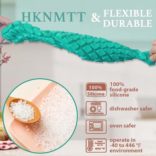Square Gummy Molds Silicone, Mini Cute Candy Chocolate Keto Molds 3 Pack 126 Cavities Non-stick BPA free Tiny Bite Size Molds for Ice Cube Fruit edible Gummy Mold Easy to Release DIY Candy Making Kit - Image 3