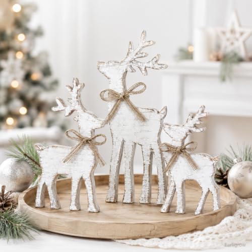 Christmas Decorations Indoor, 3pcs Christmas Reindeer Home Decor - Image 2
