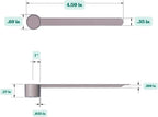 1/2 Teaspoon Long Handle Plastic Measuring Spoon - Image 2