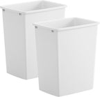 ROOMTEC 35QT Kitchen Trash Can, Sturdy and Lightweight Slim Trash Can, Trash by ROOMTEC