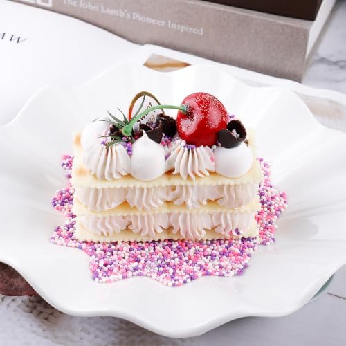 Pink Purple White Nonpareils Sprinkles - 4.6oz Edible 2mm Pearl Sprinkles - Image 6