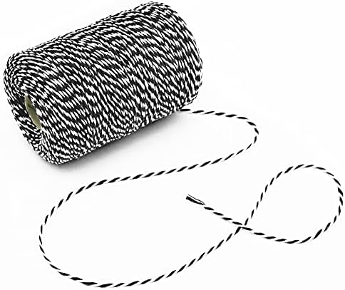 Tenn Well 656ft Black White Cotton Bakers Twine for Baking Crafts - Image 6