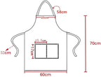 12 Pcs Bib Blue Aprons for Women Men Unisex Adult - Image 4