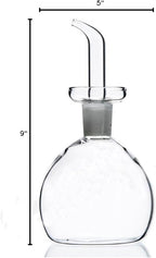 ELETON Cylindrical 28 oz Olive Oil Dispenser Bottle Glass - Image 10