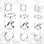 9 PCS Halloween Cookie Cutters Kit Halloween Party Favors - Shaped in Bat Ghost Cat Pumpkin Coffin | Stainless Steel Halloween Party Decorations Food Baking Supplies for Kitchen - Image 2