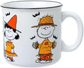 Silver Buffalo Peanuts Halloween Squad Costumes, Ceramic Camper Mug, 20oz by SilverBuffalo