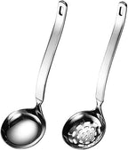 Collfa Small Soup Ladle Metal SUS304 Stainless Steel Ladles Spoon And Slotted by Collfa