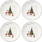 Lenox Merry Grinchmas Porcelain Christmas Dinner Plate Set for 4 by Lenox