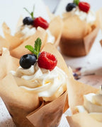 Bake Choice 100pcs Natural Super Jumbo Tulip Cupcake Liners for Baking - Image 7