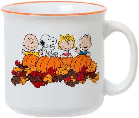 Silver Buffalo Peanuts Suddenly Fall Season Quote, Ceramic Camper Mug, 20oz by SilverBuffalo