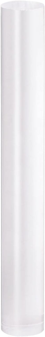 HARFINGTON Acrylic Clay Roller 8 Inch x 1 Inch Solid Non-Stick Plastic Round by HARFINGTON