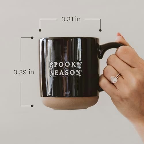 Sweet Water Decor Halloween Coffee Mug - Spooky Coffee Mug for Halloween - Durable Stoneware Mug for Tea & Cocoa - Perfect Fall Mugs for Morning Brew & Cozy Nights - Spooky Season Design Mug 14oz - Image 6
