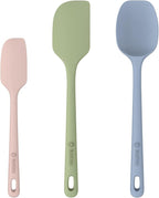 ChefAide 3 Pieces Silicone Spatula Set, Food Grade Rubber Spatula, Upgrade by ChefAide