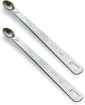 2PCS 1/16 Teaspoon Single Tiny Measuring Spoon, Small Individual Stainless by BERYLER