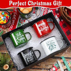 Christmas Enamel Mug Set of 12, 12 oz Hot Cocoa Mugs Mini Christmas Coffee Mugs Bulk with Quotes Novelty Holiday Hot Chocolate Mug Set Stocking Stuffer Gift for Kids Women Friends Coworkers Family - Image 6