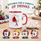 6 Pcs Christmas Cardinal Gift Mug 11oz for Women Mom - Image 5