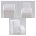 Plastic Waste Bin with Swing Lid, 14 Liter Garbage Can, 1 Pack - Image 3