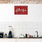 Vintage Metal Sign - Coffee & Tea Bar Decor - Christmas & Hot Cocoa Station - 8 x 12 Inch - Image 5