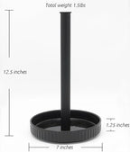 VROOMIUM Paper Towel Holder Countertop, Ceramic Base Easy-to-Clean, 1.5 lbs - Image 3